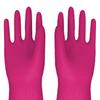 1 Pair Dishwashing Gloves Waterproof Stain-Resistant Non-Slip Design Easy To Clean Heat-Insulated Gloves Kitchen Cleaning Tool