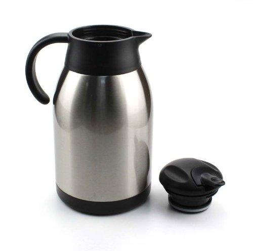 Pearl Metal Easy II Tabletop Pot, 2.0L, Stainless Steel, Satin, Heat and Cold Insulation, H-6313