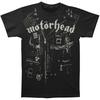 Кожаная куртка Motorhead Облегающая футболка Средняя Черная Унисекс футболка