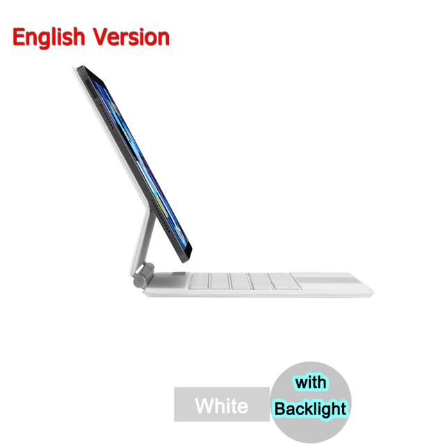 Чехол с Bluetooth Magic Keyboard для iPad Pro 11 12,9 2022 2021 2020 Air 4 5 10,9, чехол для планшета с клавиатурой