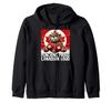 Elbows Up Canada Canadian Counter Tariff Beaver Boxing Zip Hoodie