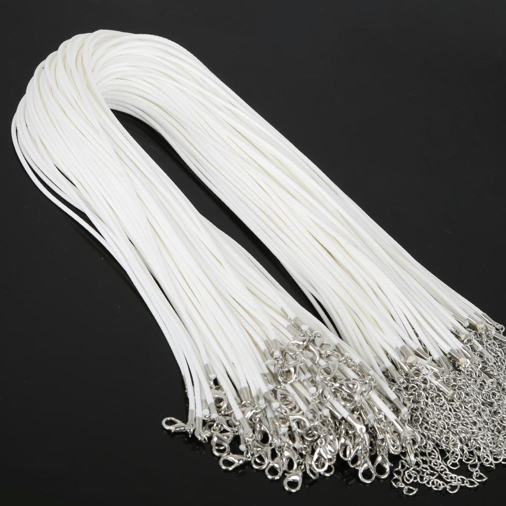 Кожаный шнур из искусственной кожи, веревка-омар для ожерелья и подвески «сделай сам», подвески ручной работы, фурнитура