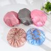 Waterproof Bath Hat Bathroom Shower Hair Cover Women Supplies Shower Cap Adult Shower Bath Bathing Caps Bathroom Shower Caps