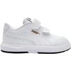 Puma Classics Versatile Comfortable Durable Low-Top Kids Skate Shoes Kids Sneakers White Platinum 389145-10