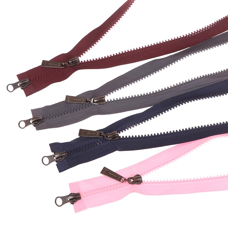 80Cm Resin Zipper 13Colors Double Sliders Open-End Zippers For Sewing Jacket Coat Zips Repair Kit Diy Bag Clothing Accessories