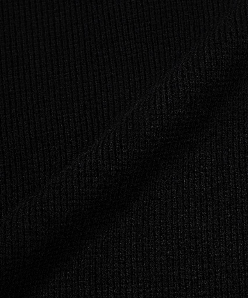 MOAA Seam Line Button Knit (Black)
