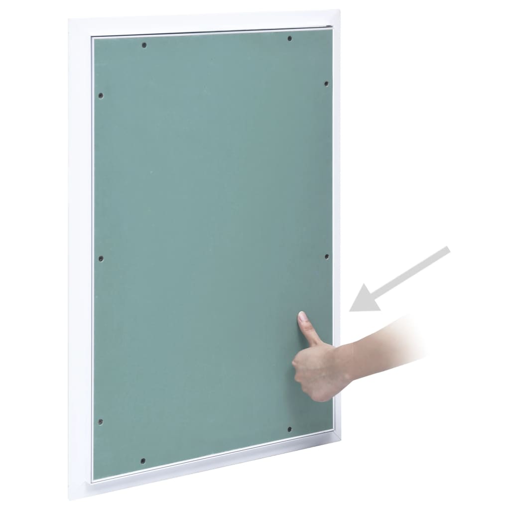 Vidaxl Panel Rewizyjny Z Aluminiową Ramą I Płytą Z Gipsu, 400X600 Mm
