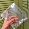 20 шт. Новые Extra Thick Пакеты на молнии HD Прозрачные 20 Шелковых Пакетов для хранения канцелярских принадлежностей с язычком для вытягивания Упаковка для носков в путешествие Путешествия