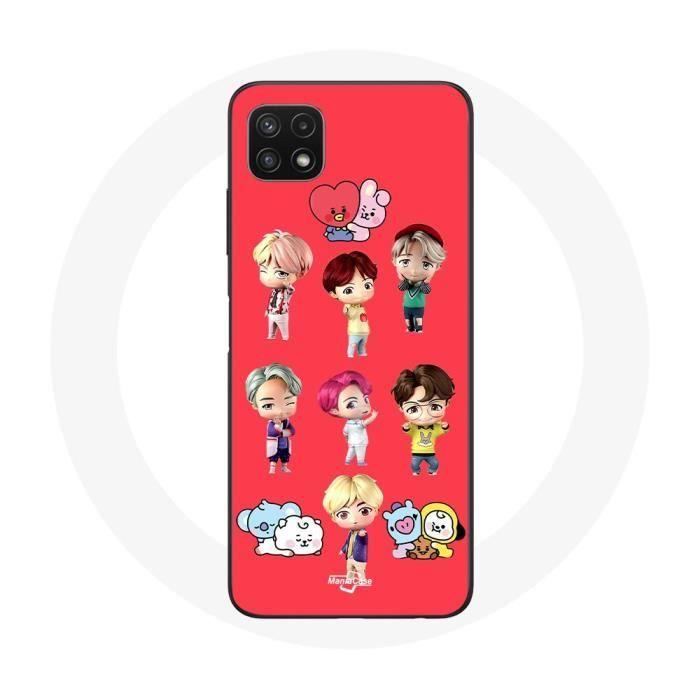 Чехол для Samsung Galaxy A22 5G BTS TinyTAN Animation BT21 Плакат