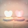 LED Touch Control Table Lamp USB Rechargable Girl Modeling Lamp Energy Saving Romantic Love Heart Shape Decoration Night Light