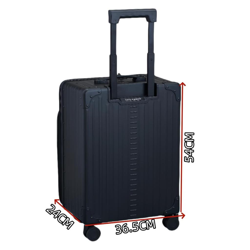 Outlet Neo Keeper Aluminum Alloy Body Suitcase Front Open Carry Case Backpack Business Rucksack Bag Front Opening Shockproof Quiet Lightweight