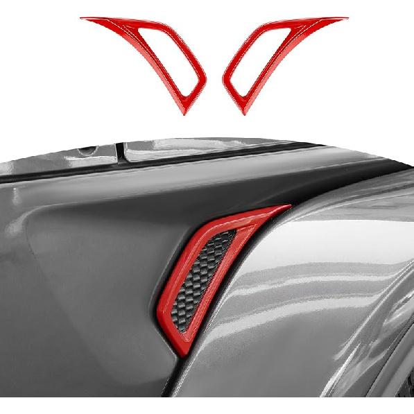 RT-TCZ For Jeep JL Side Fender Vent Decal Trim Cover For Jeep Wrangler JL JLU 2018-Present For Gladiator JT -Present Baby Blue Exterior Accessories