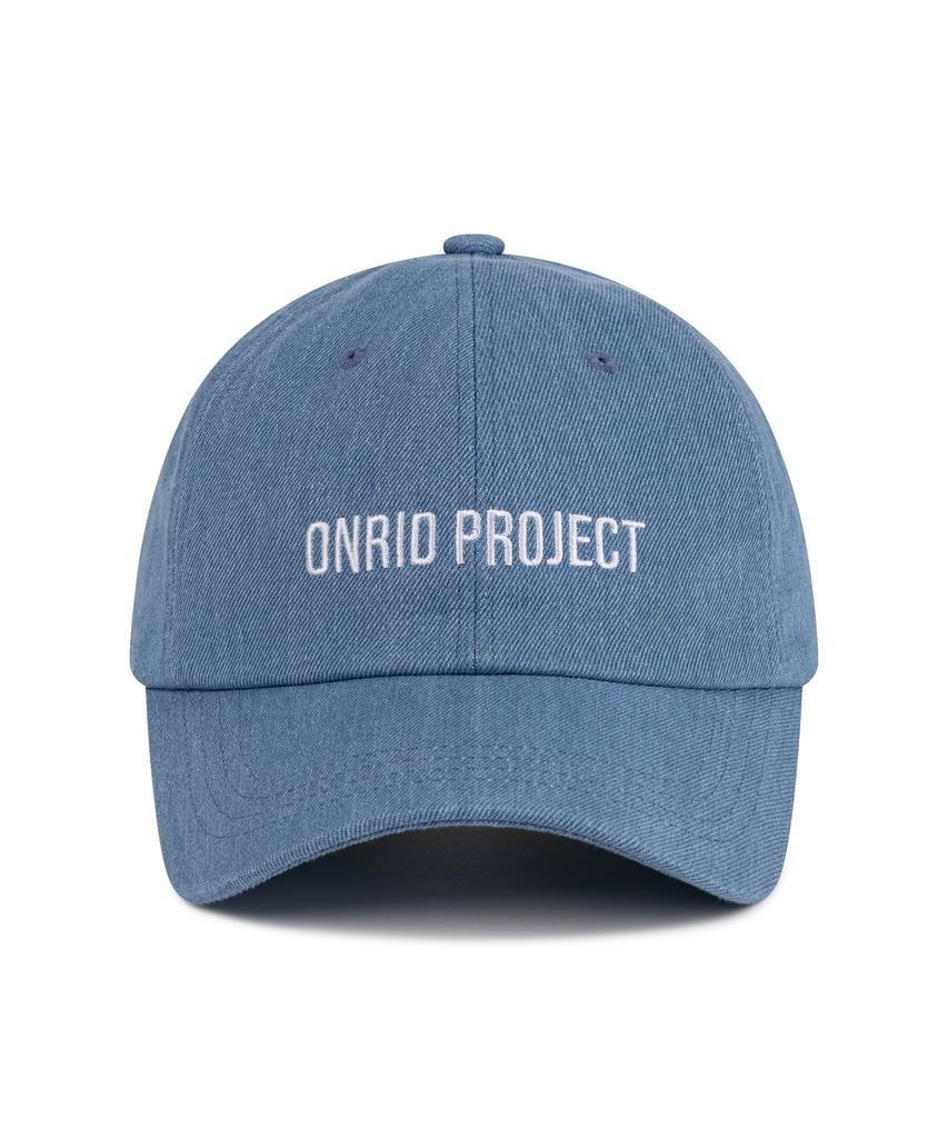 ONRIDPROJECT Джинсовая бейсболка с логотипом - Светло-голубая