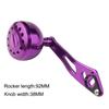 EKFan Aluminum Alloy 94MM Fishing Reel Handle Knobs For Baitcasting Fishing Reel Wheel Tackle Parts 4