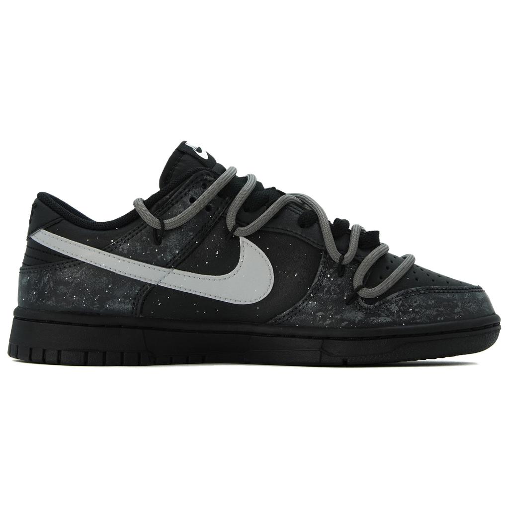Nike Кроссовки Dunk Y VELE Xingji Archive, Moon Outer, Space, Urban Techwear Кожаные Низкие Скейтбордические Обувь Унисекс Черные IO7606-010(Команда898-)
