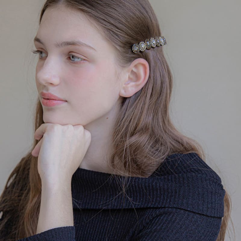 Заколка для волос Jean Paul Clarisse Olivia Color Crystal JP-22-157AB