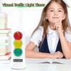 Plastic Visual Traffic Light Timer Portable Self-Discipline Timer  Student Learning