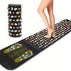 Foldable Black PP Foot Massage Mat - Reflexology Acupuncture Pad For, Detox, and Improved Circulation , Acupuncture Products