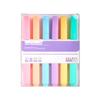 6 Triangle Rods Large Capacity Macaron Color Fluorescent Markers for Painting, Coloring, and Watercolor.