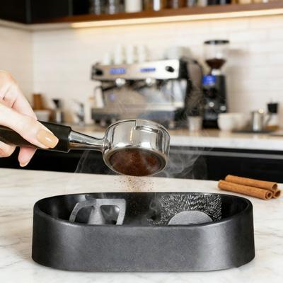 Набор для чистки кофейного портафильтра Кофейный портафильтр Жесткие инструменты для чистки с поддоном для сбора гущи Щетка для чистки Набор для обслуживания