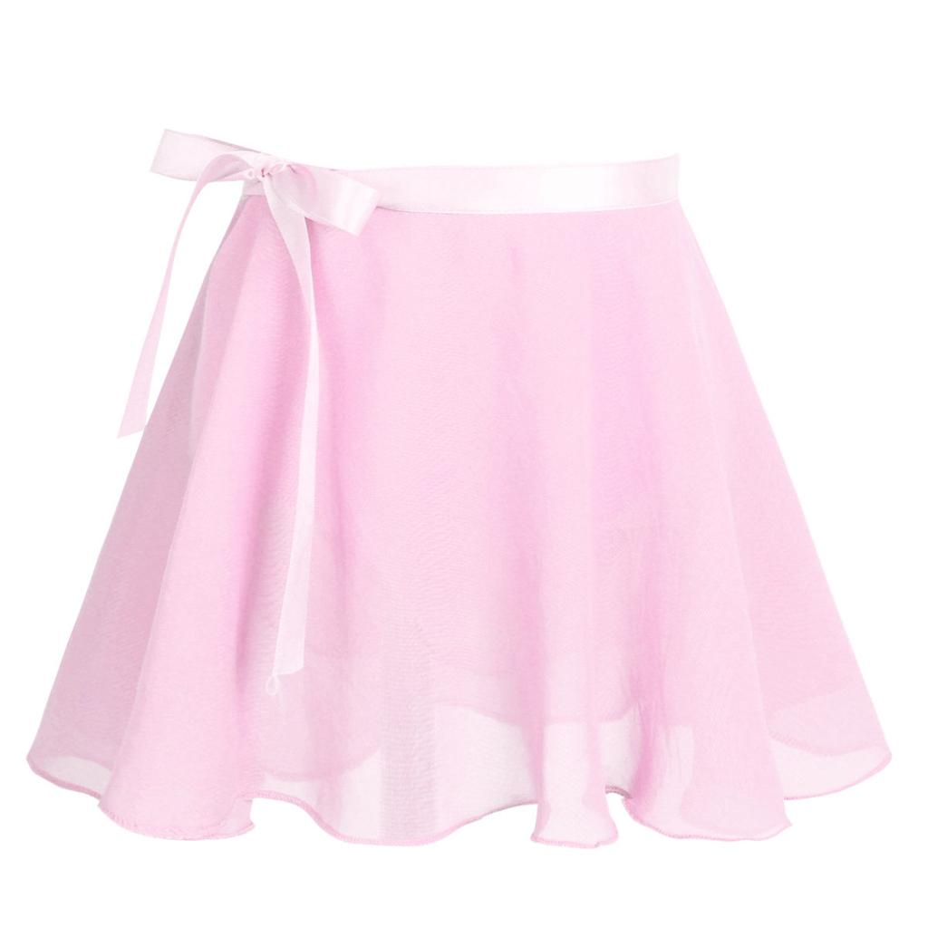 Хлопковый купальник без рукавов для девочек, балетный танцевальный гимнастический купальник с шифоновой юбкой, комплект одежды