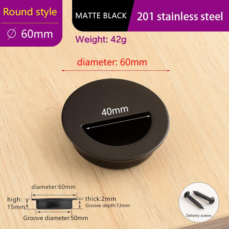 Невидимые Врезные Мебельные Ручки скрытые ручки для шкафа с раздвижными дверями ручки для ящиков скрытая ручка нержавеющая сталь