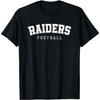 Футболка Raiders Seneca Valley Вертикальная арка Футбол HS