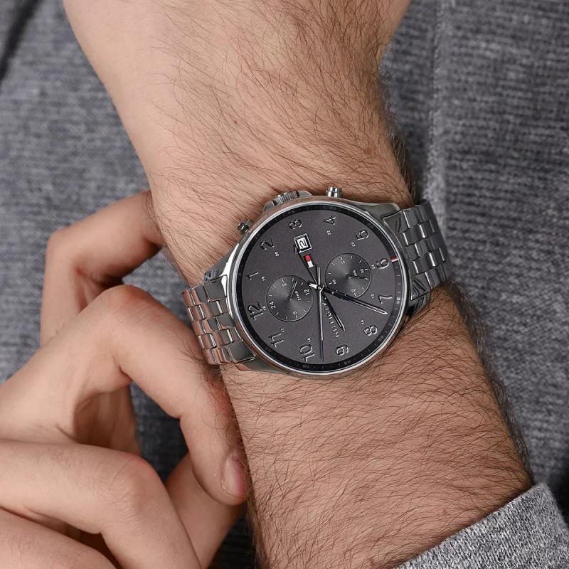 Tommy Hilfiger Серебряные, Мужские кварцевые часы, 1791707