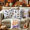 Halloween-Themed Pillowcases With Trickssuitable For Sofa Car Bedroom Decorative Cushion Cover Pillow Cover