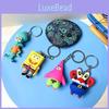 Spongebob Octopus Keychain Soft Rubber Cute Couple Bag Pendant Charm Creative