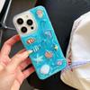 3D Эпоксидный чехол для телефона Blue Ocean для iPhone 12-17 Pro Max