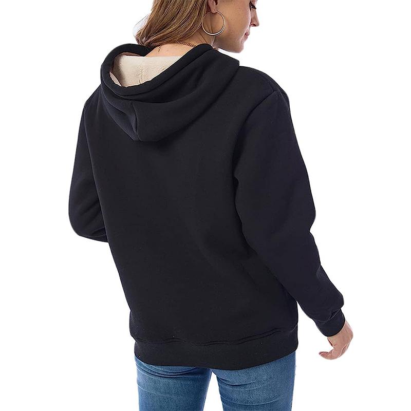 Осень и зима, новый женский плюшевый утепленный свитер с капюшоном, спортивная куртка-свитер