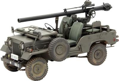 FineMolds 1/35 Легкий грузовик Тип 73 Сил самообороны Японии с безоткатным орудием Пластиковая модель-конструктор MJ03 (военный)