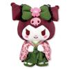 Nakajima Corporation Sanrio Characters Kuromi Matcha Kimono Plush Toy S 204219-24 H24 X W18 X D10cm