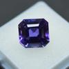 5.90 Карат Натуральный Танзанит Идеальной Квадратной Огранки СЕРТИФИЦИРОВАН Фиолетовый Драгоценный Камень Кольцо Размер MY-577-NS