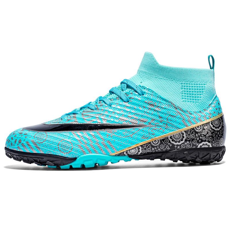 Men's and Women's Long Nails Broken Nails Football Shoe Manufacturers Large Size Grass Breathable High Top Sports Leisure Price Excellent Competition