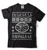 Футболка Falala Valhalla Рубашка викингов Рождественская футболка викингов Смешная футболка
