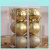 Christmas Pendants Decorations Atmosphere Ball With Metallic Finish For Home Holiday Festive Atmosphere