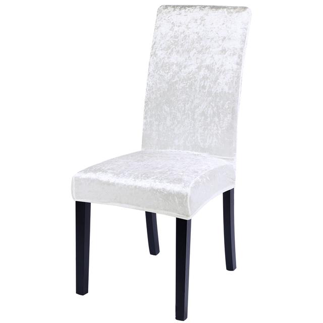 Чехол на стул бархатный блестящий тканевый чехол на стул из спандекса эластичный съемный чехол на сиденье для столовой, свадьбы, вечеринки, отеля, банкета