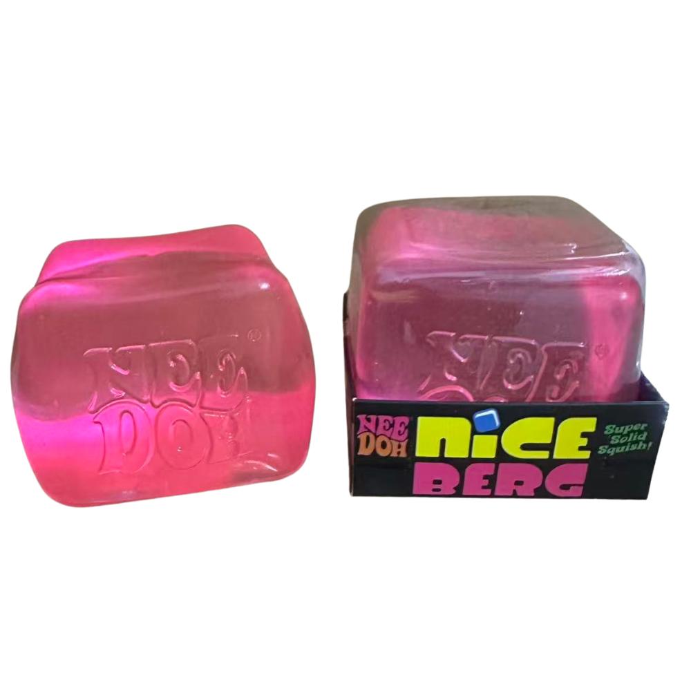 Популярная игрушка-антистресс Nee Doh Nice Cube, Мягкая желеобразная сжимаемая игрушка-фиджет для снятия стресса, Сенсорная игрушка NeeDoh для детей и взрослых