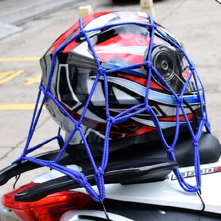 Cargo Net MotorcycleHelmet Mesh Luggage Tie Down Bungee Cord 16''x16'' Net