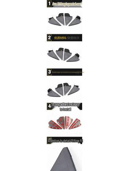 CX-5 Stainless Steel Interior Door Bowl Logo Sequin Protective Film Sticker