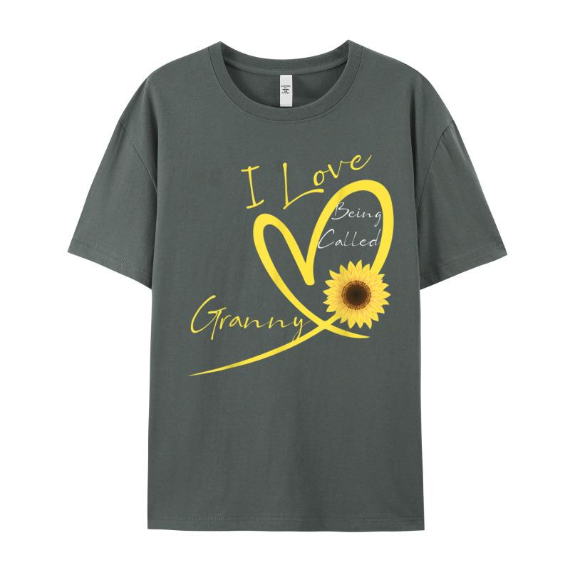 Funky I Love Being Called Granny Graphic Tshirts Crew Neck 100 Cotton Male Tees Short Sleeve Christmas Graphic Tshirts