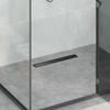 2 in 1 Shower Drain with 360 degrees  Siphon Black 50 cm Stainless Steel 304