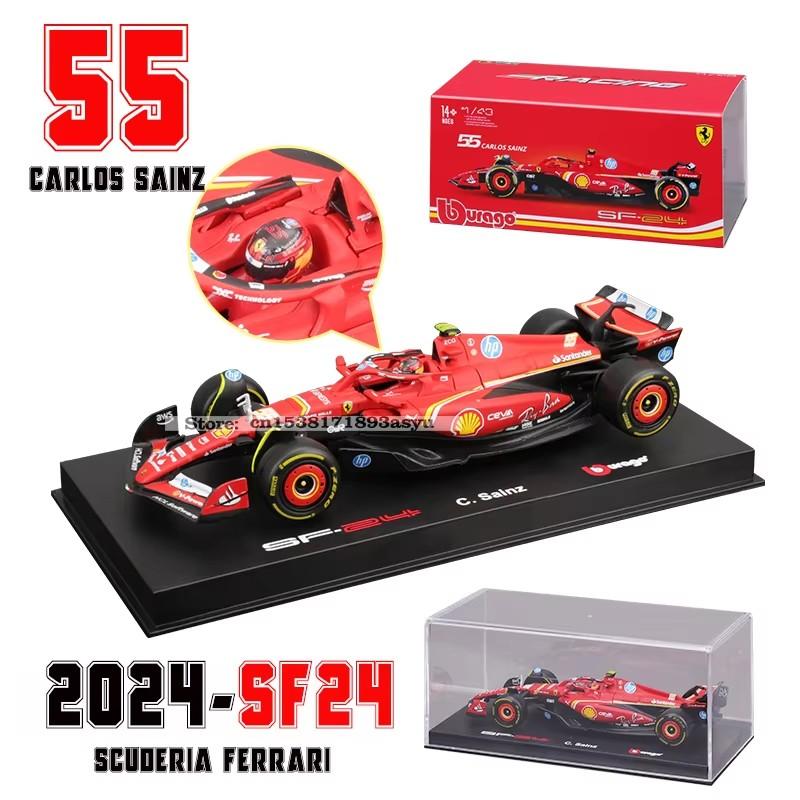 Bburago 1:43 F1 2023 24# Zhou Guanyu Alfa Romeo F1 Team Stake C43 77# Valtteri Bottas Alloy Car Die Cast Car Model Competition zl2