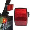 (Joy choose)Handlebar Mount Safe Reflector Bicycle Bike Front Rear  Red / White New