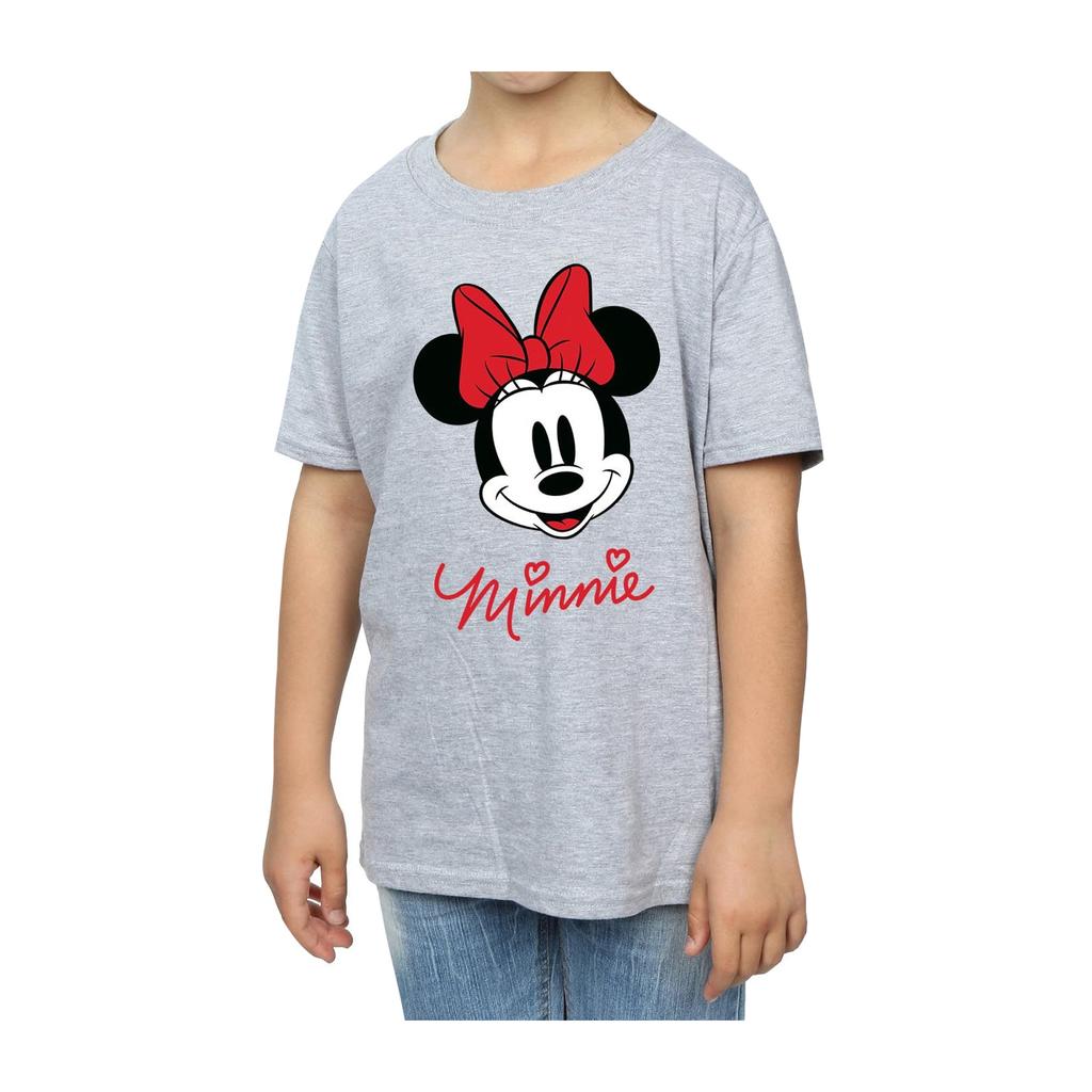 Disney Футболка с лицом Минни Маус для девочек