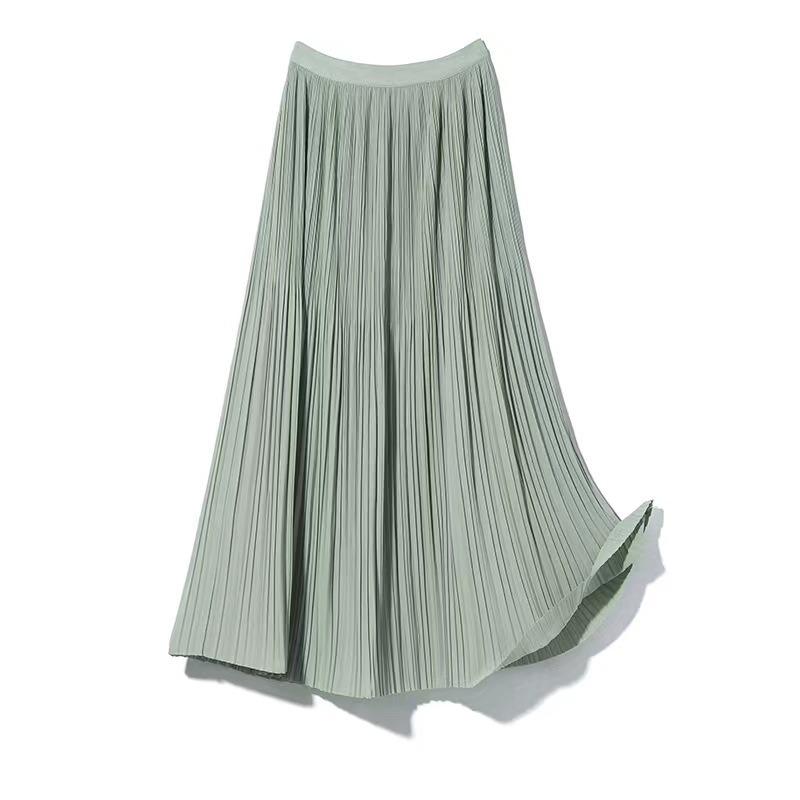 DX~~ Трехмерная художественная плиссированная юбка в тонкую полоску, сказочная плиссированная юбка из драпированного материала, юбка-миди трапециевидной формы