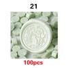100PCS51Colors Wax Bean Envelope Invitation Letter Stamp Sealing Wax Special Mud Sealing Wax
