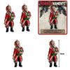 Acrylic Flat Horror Santa Claus Decoration For Halloween Christmas Prop Party